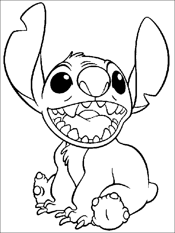 Coloriage Disney-stitch (Coloriages Disney) - jeu pour fille