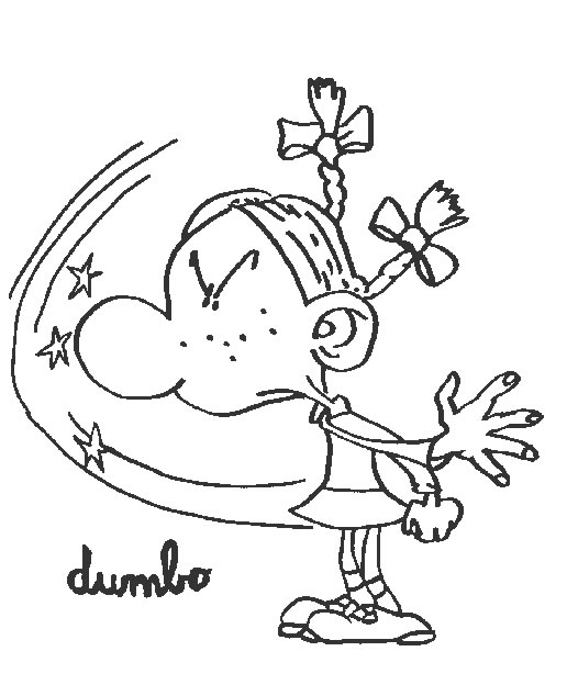 coloriage dumbo